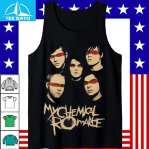 My Chemical Romance Red Eye Mask Fan Art Shirt4