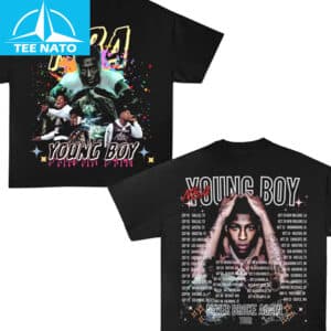 NBA YoungBoy Never Broke Again Tour 2025 Concert Shirt