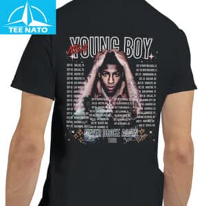 NBA YoungBoy Never Broke Again Tour 2025 Concert Shirt2