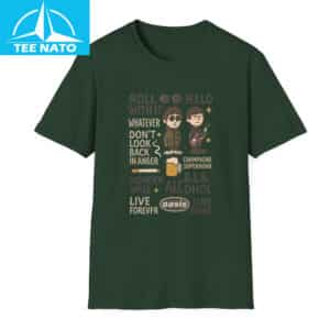 Oasis Band Britpop Music Song Titles Shirt5