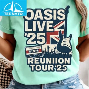 Oasis Live 25 Britpop Reunion Tour Shirt1
