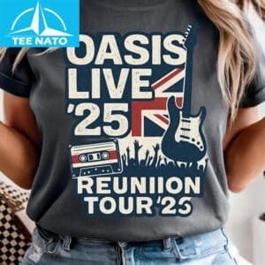 Oasis Live 25 Britpop Reunion Tour Shirt2