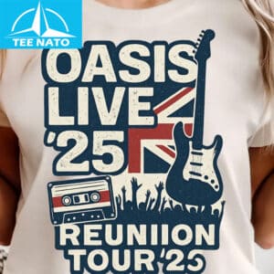 Oasis Live 25 Britpop Reunion Tour Shirt3
