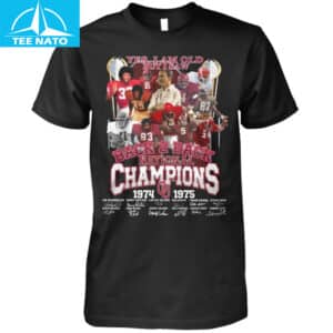 Oklahoma Sooners Back 2 Back National Champions Shirt 14 Oklahoma Sooners Back 2 Back National Champions Shirt