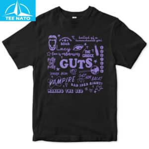Olivia Rodrigo Guts Songs Shirt 14 Olivia Rodrigo Guts Songs Shirt