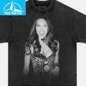 Olivia Rodrigo Leopard Print Screaming Pose Shirt2