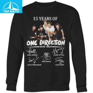 One Direction 15 Years 2010-2025 Shirt 14 One Direction 15 Years 2010 2025 Shirt