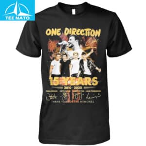 One Direction 15 Years 2010-2025 Thank You For The Memories Shirt 14 One Direction 15 Years 2010 2025 Thank You For The Memories Shirt