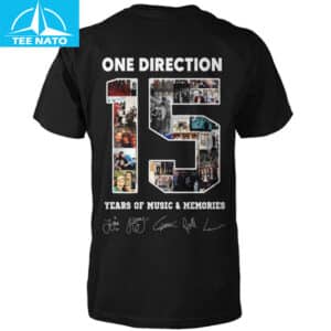 One Direction 15 Years of Music Shirt 14 One Direction 15 Years of Music Shirt2