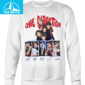 One Direction Group Photos Signatures Shirt 12 One Direction Group Photos Signatures Shirt