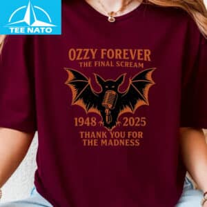Ozzy Forever The Final Scream 1948 2025 Thank You For The Madness Shirt