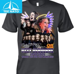 Ozzy Osbourne 1948 2025 Thank You For The Memories Tribute Shirt