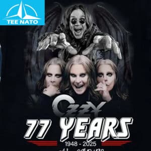 Ozzy Osbourne 77 Years 1948 2025 Shirt