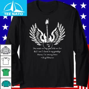 Ozzy Osbourne Mama Im Coming Home Guitar Wings Lyric Shirt3