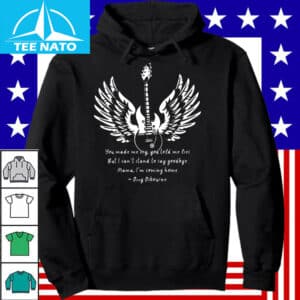 Ozzy Osbourne Mama Im Coming Home Guitar Wings Lyric Shirt4