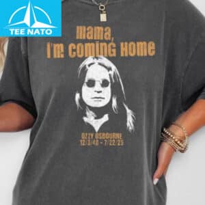 Ozzy Osbourne Mama Im Coming Home Vintage Inspired Shirt