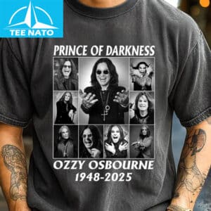 Ozzy Osbourne Prince of Darkness 1948 2025 Black Sabbath Shirt