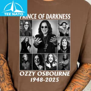 Ozzy Osbourne Prince of Darkness 1948 2025 Black Sabbath Shirt4