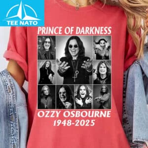 Ozzy Osbourne Prince of Darkness 1948 2025 Black Sabbath Shirt5