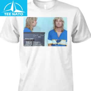 Ozzy Osbourne Shelby County Mugshot Blue Shirt