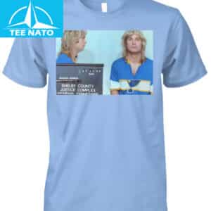 Ozzy Osbourne Shelby County Mugshot Blue Shirt3