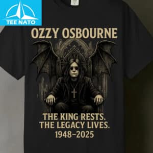Ozzy Osbourne The King Rests 1948 2025 Shirt
