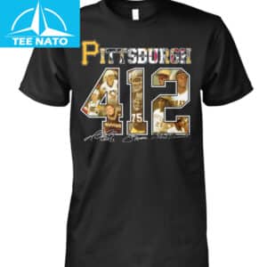 Pittsburgh 412 Sports Legends Photo Collage Shirt