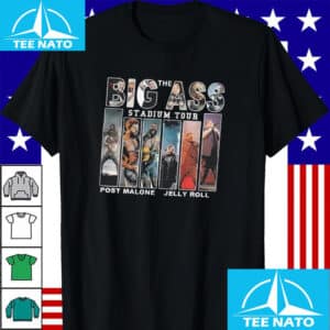 Post Malone Jelly Roll Tour 2025 T Shirt 1