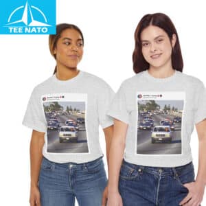 Real Trump and Vance Chasing Down Obama In Police Cars Shirt2