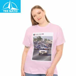 Real Trump and Vance Chasing Down Obama In Police Cars Shirt4