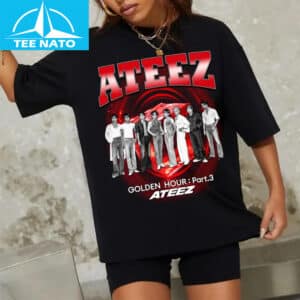 Retro Ateez Golden Hour Part 3 Shirt