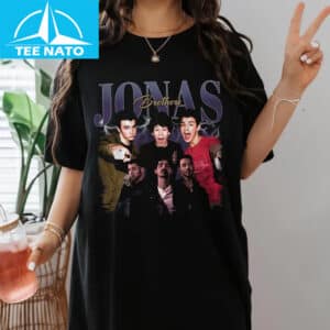 Retro Brothers Jonas Living The Dream Tour 2025 Shirt