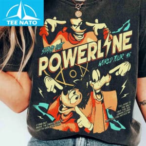 Retro Disney A Goofy Movie Powerline Stand Out World Tour 2025 Shirt