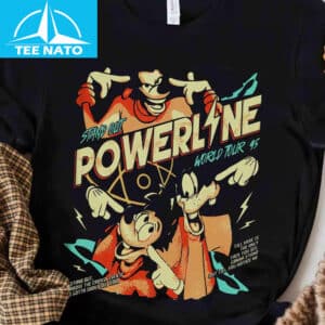 Retro Disney A Goofy Movie Powerline Stand Out World Tour 2025 Shirt1