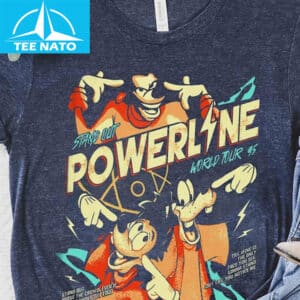 Retro Disney A Goofy Movie Powerline Stand Out World Tour 2025 Shirt3