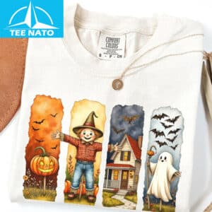 Retro Halloween T shirt1