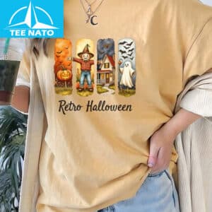 Retro Halloween T shirt2