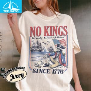 Retro No Kings Since 1776 Shirt