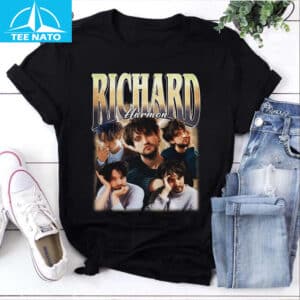 Richard Harmon Actor Vintage Style Photo Collage Shirt