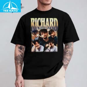 Richard Harmon Actor Vintage Style Photo Collage Shirt2