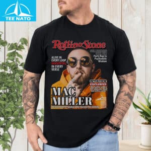 Rolling Stone Magazine Mac Miller Cover Graphic Shirt