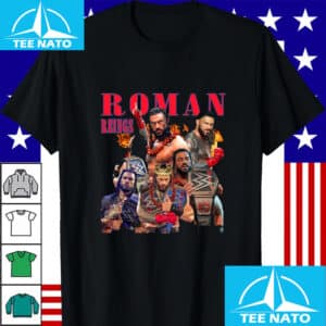 Roman Reigns WWE Professional Wrestler Collage Shirt3