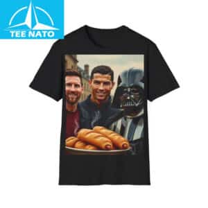 Ronaldo and Messi Soccer Sausage Rolls Fan Shirt 2