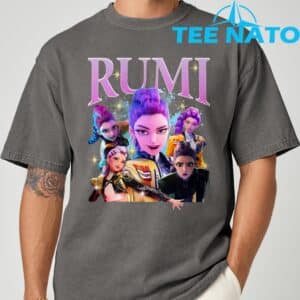 Rumi K pop Demon Hunters Vintage 90s T Shirt 7