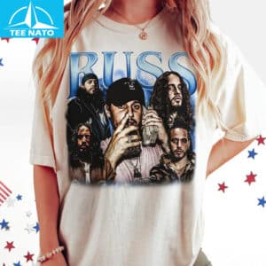 Russ Rapper Album Tour 2025 Vintage Bootleg Music Shirt