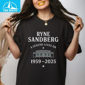 Ryne Sandberg 1959‑2025 Tribute Shirt3