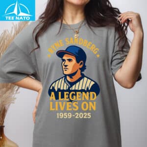 Ryne Sandberg A Legend Lives On 1959 2025 Shirt6