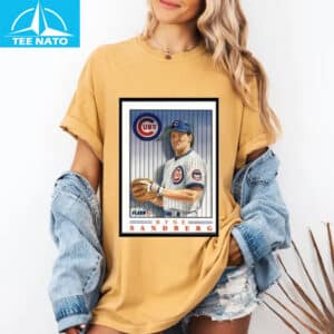Ryne Sandberg Baseball Card Shirt4