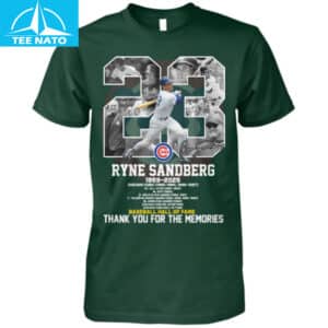 Ryne Sandberg Baseball Hall of Fame Chicago Cubs 1959 2025 Shirt2