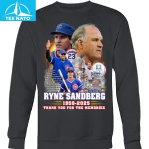Ryne Sandberg Chicago Cubs 1959 2025 Baseball Memories TShirt5